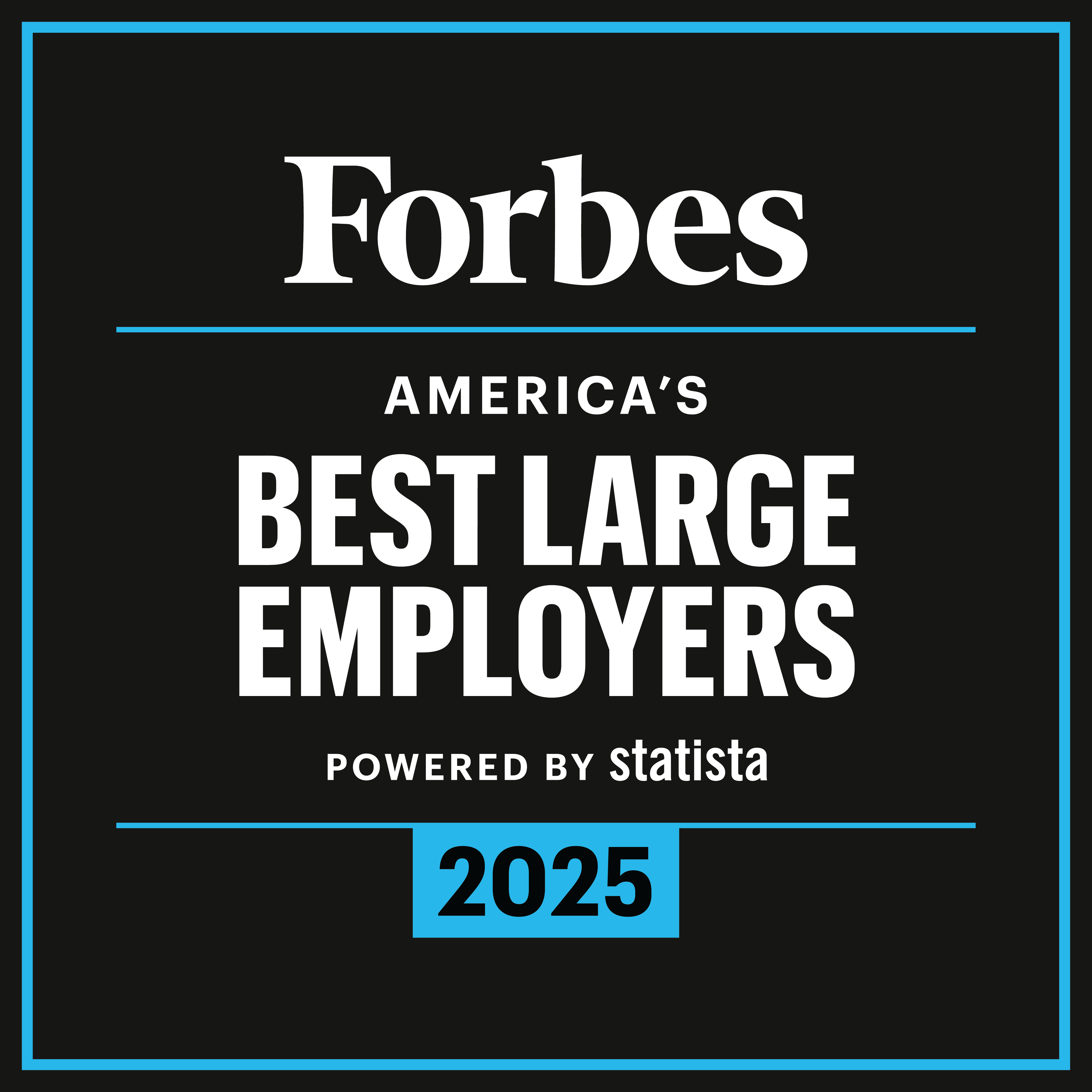 Forbes_Americas Best Large Empoloyers 2025 award badge