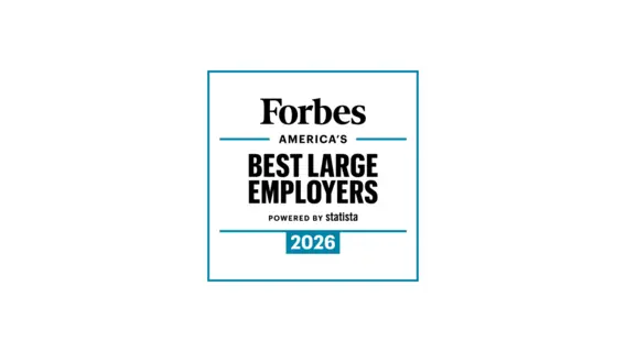2026 Forbes America's Best Large Employers award badge